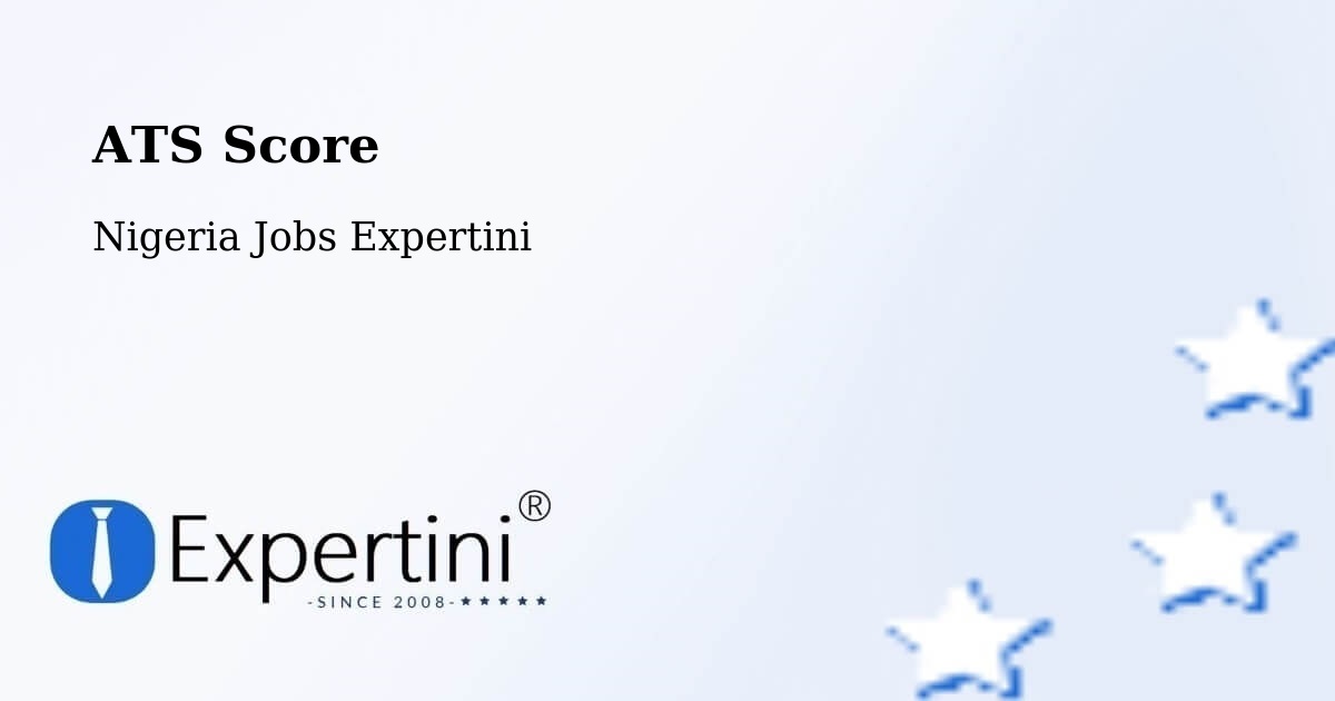 Resume ATS Score & Job Description Match Tool – Ijebu Ode - Nigeria Jobs Expertini